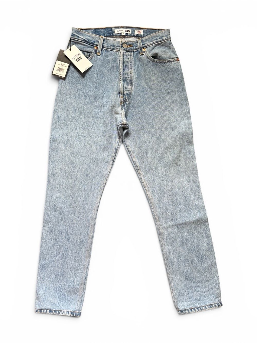 RE/DONE x Levi's Indigo High Rise Ankle Jeans Size: 25